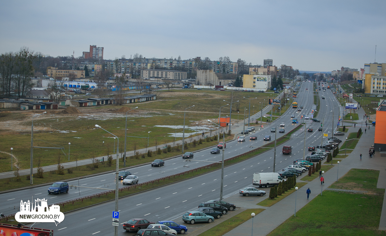 Рядом с улицей Дубко в Гродно