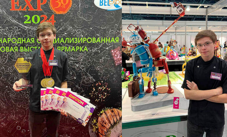 Парень из Гродно выиграл чемпионат по кулинарному искусству в Минске