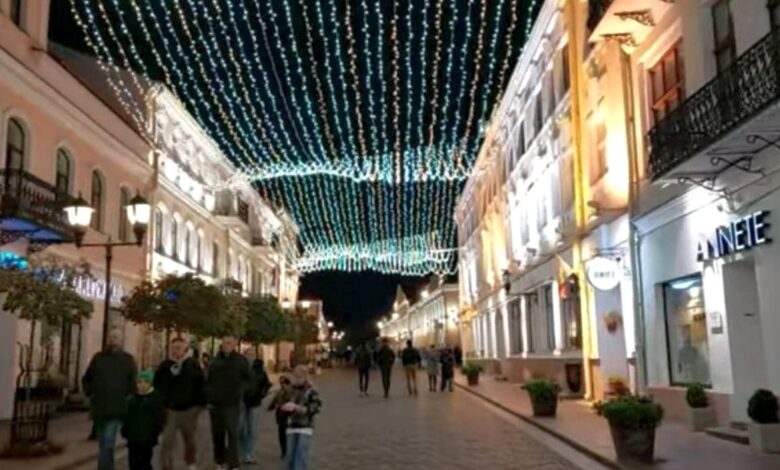 Как необычно выглядит Гродно в свете