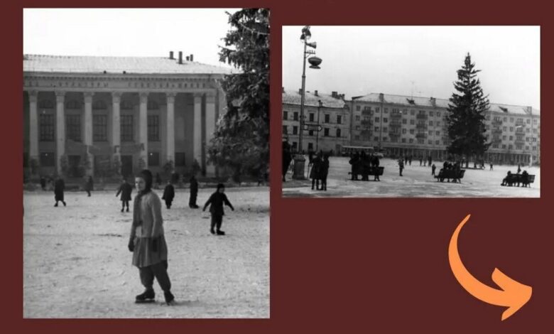 Как выглядела главная елка Гродно