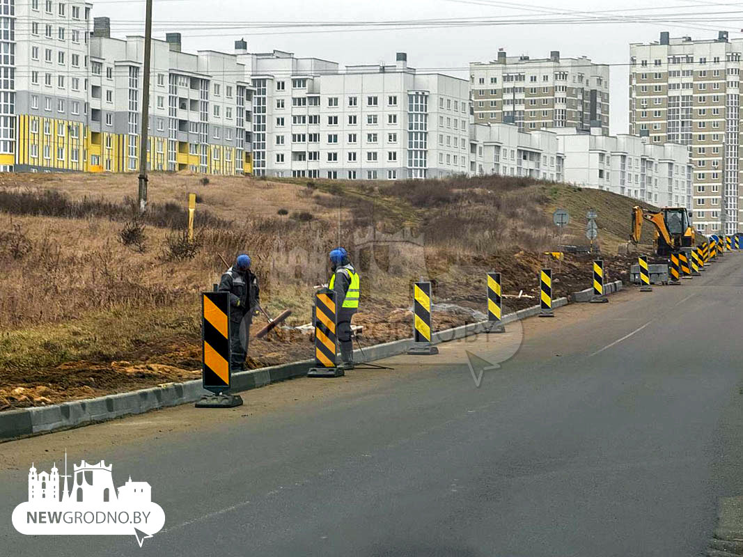 В Гродно на улице Старомалыщинской снова начались работы 