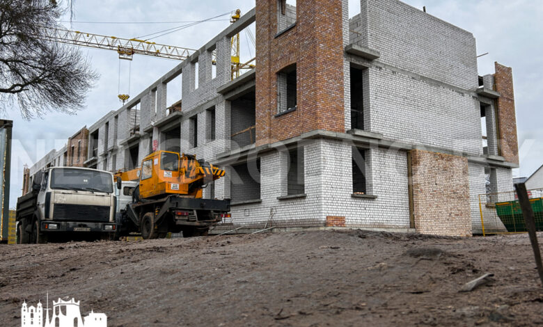На месте старых казарм в Гродно