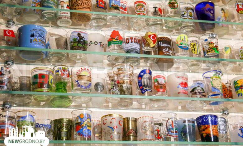 Гродненец собрал коллекцию рюмок