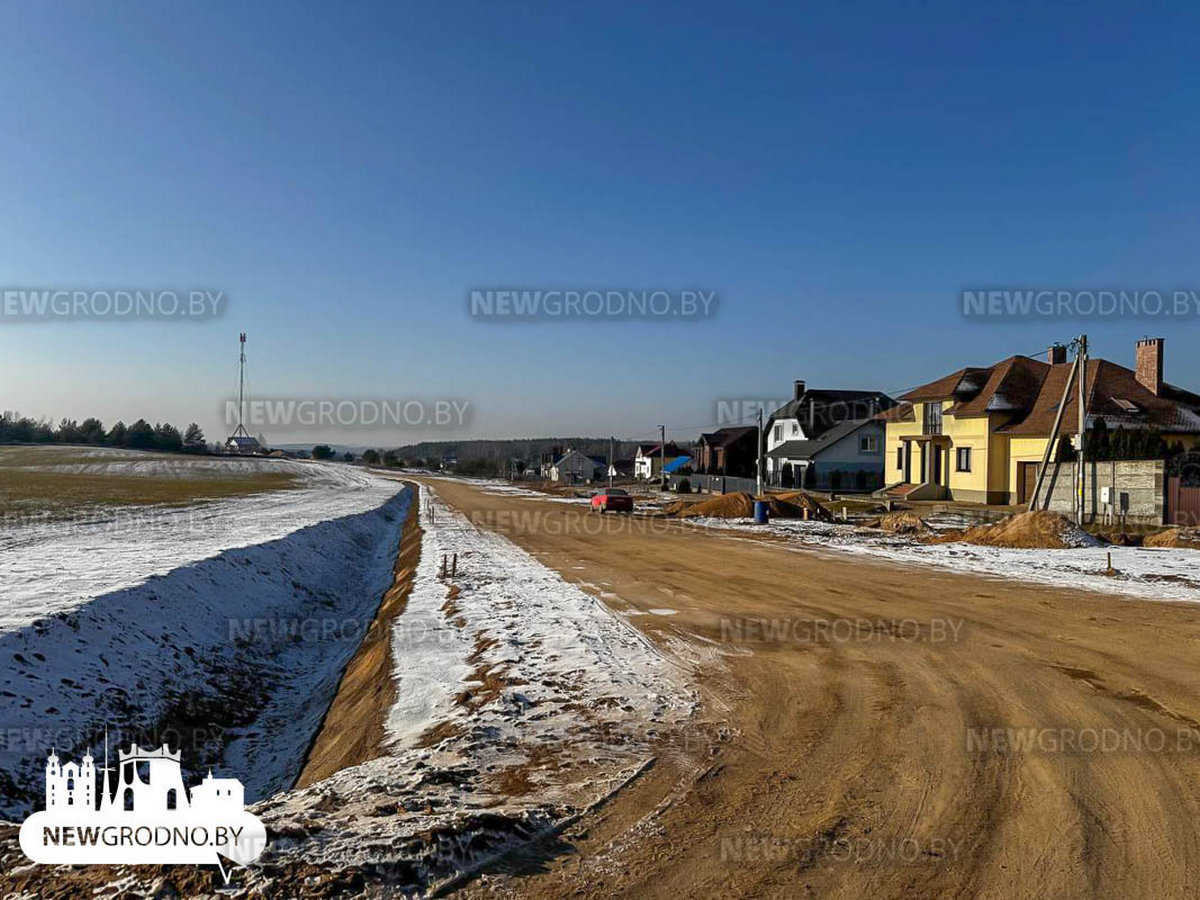 В Зарице продолжают строить новые дороги