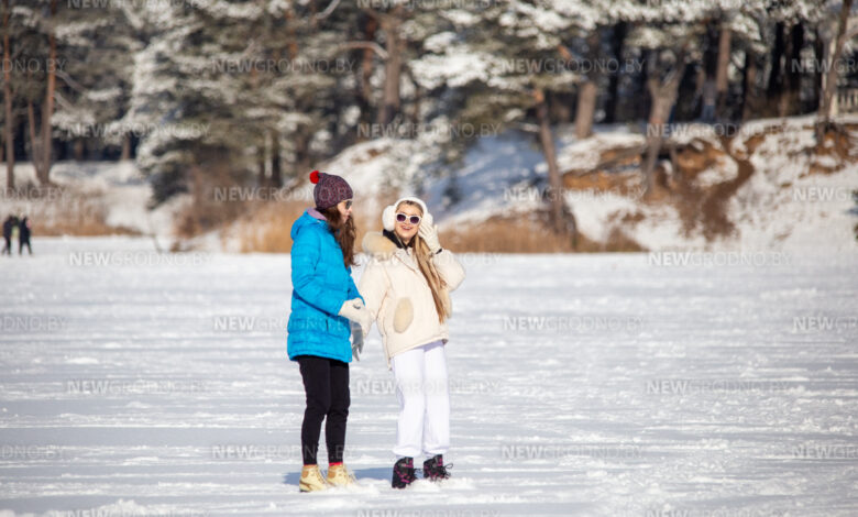 Рыбалка, коньки, хоккей