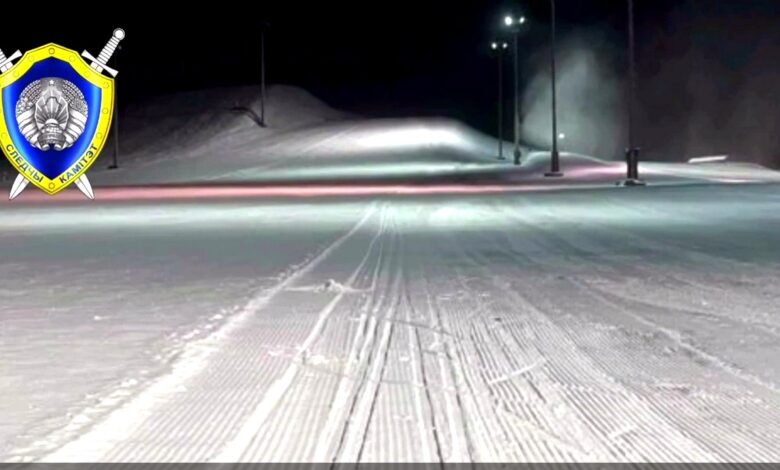 Под Гродно девочка неудачно проехалась на тюбинге