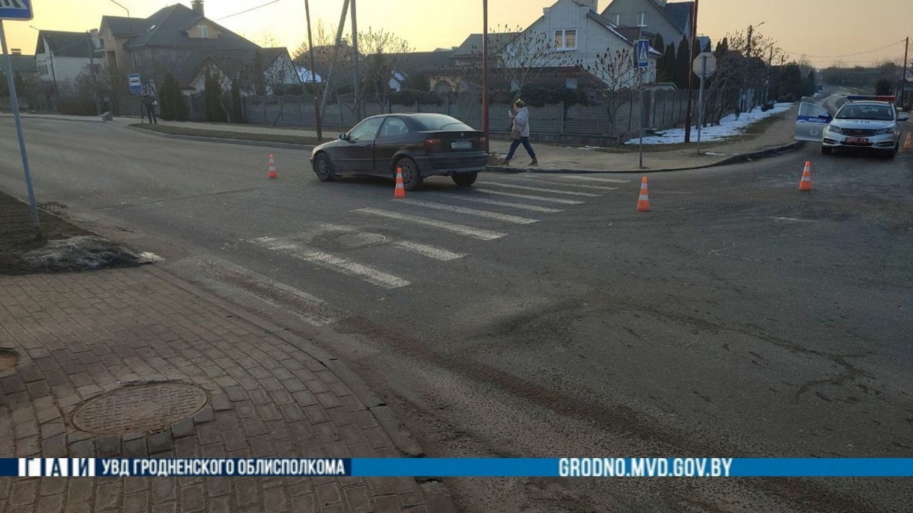  В Гродно женщина-водитель сбила пешехода