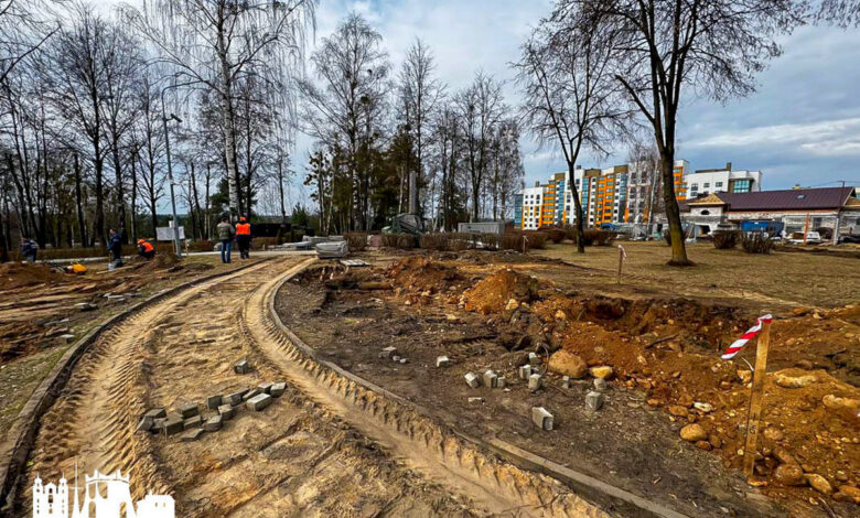 В Гродно продолжают реконструкцию мемориального