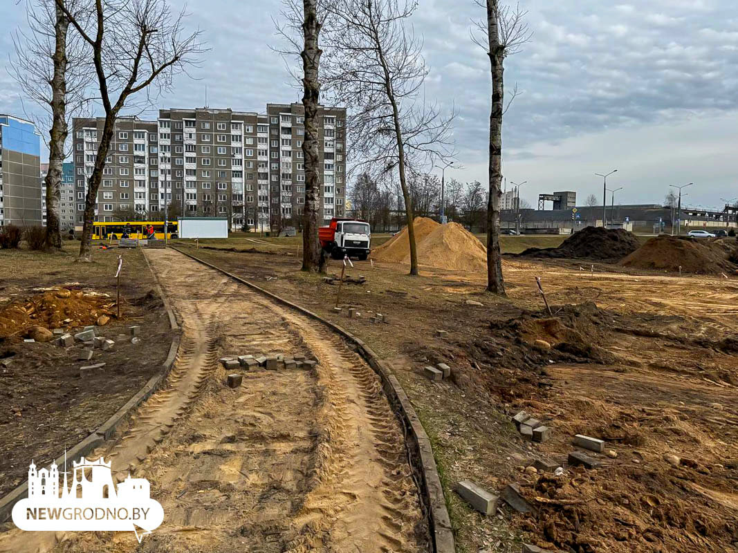 В Гродно продолжают реконструкцию мемориального