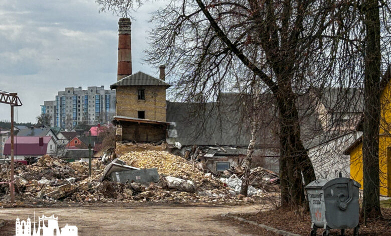 В центре Гродно снесли небольшу
