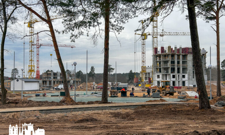 Жилой район строят в Гродно