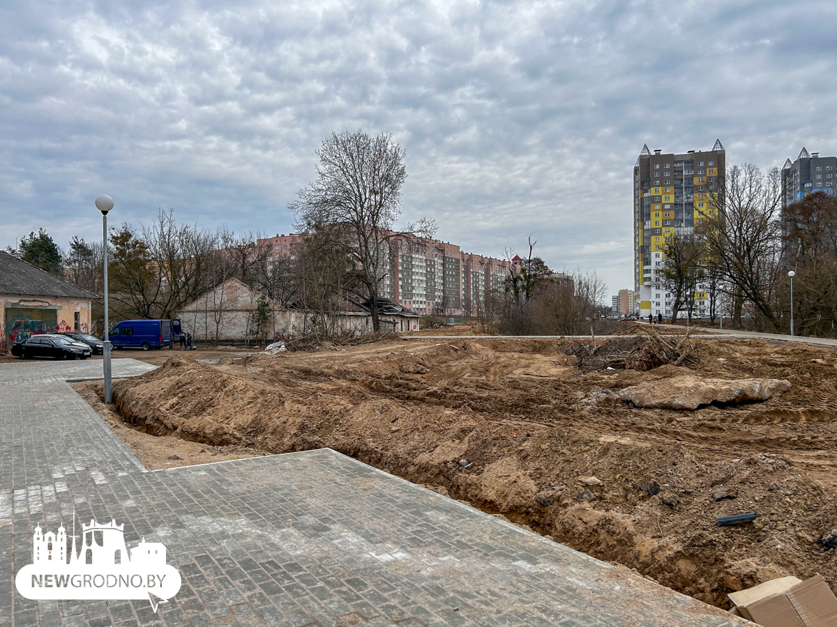 Жилой район строят в Гродно