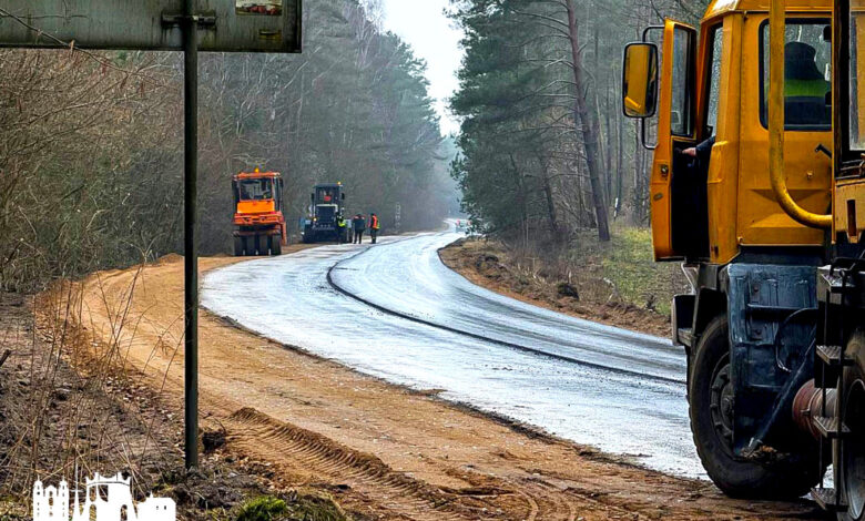 Под Гродно обновляют еще одну дорогу