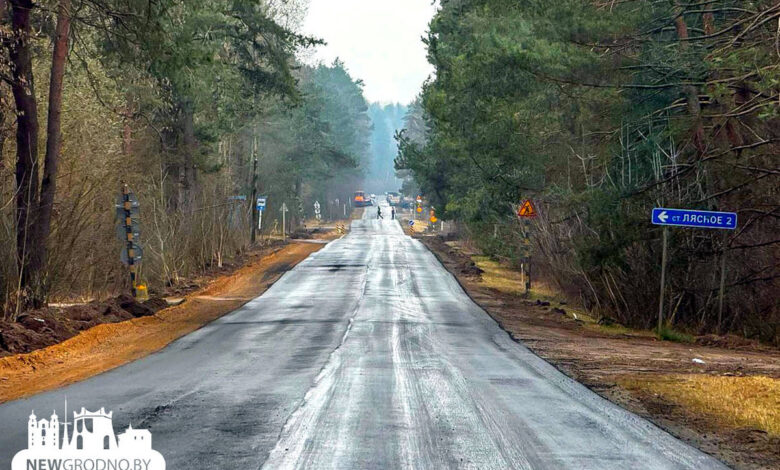 Под Гродно обновляют еще одну дорогу