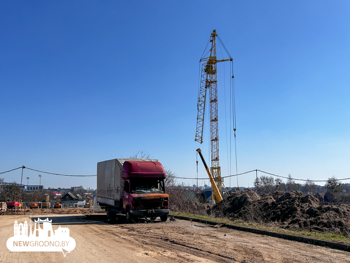 На улице Весенней в Гродно