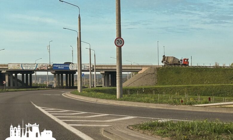 В Гродно на очередном участке объездной дороге повысили скоростной режим