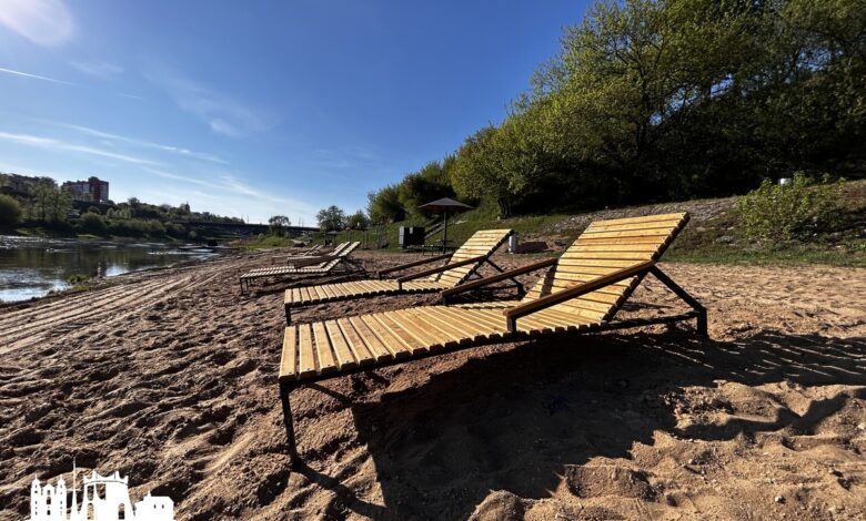 Пляж в центре Гродно