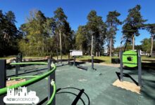 В Гродно готовится к открытию еще одна спортплощадка