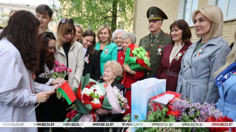 в Гродно поздравили легендарную