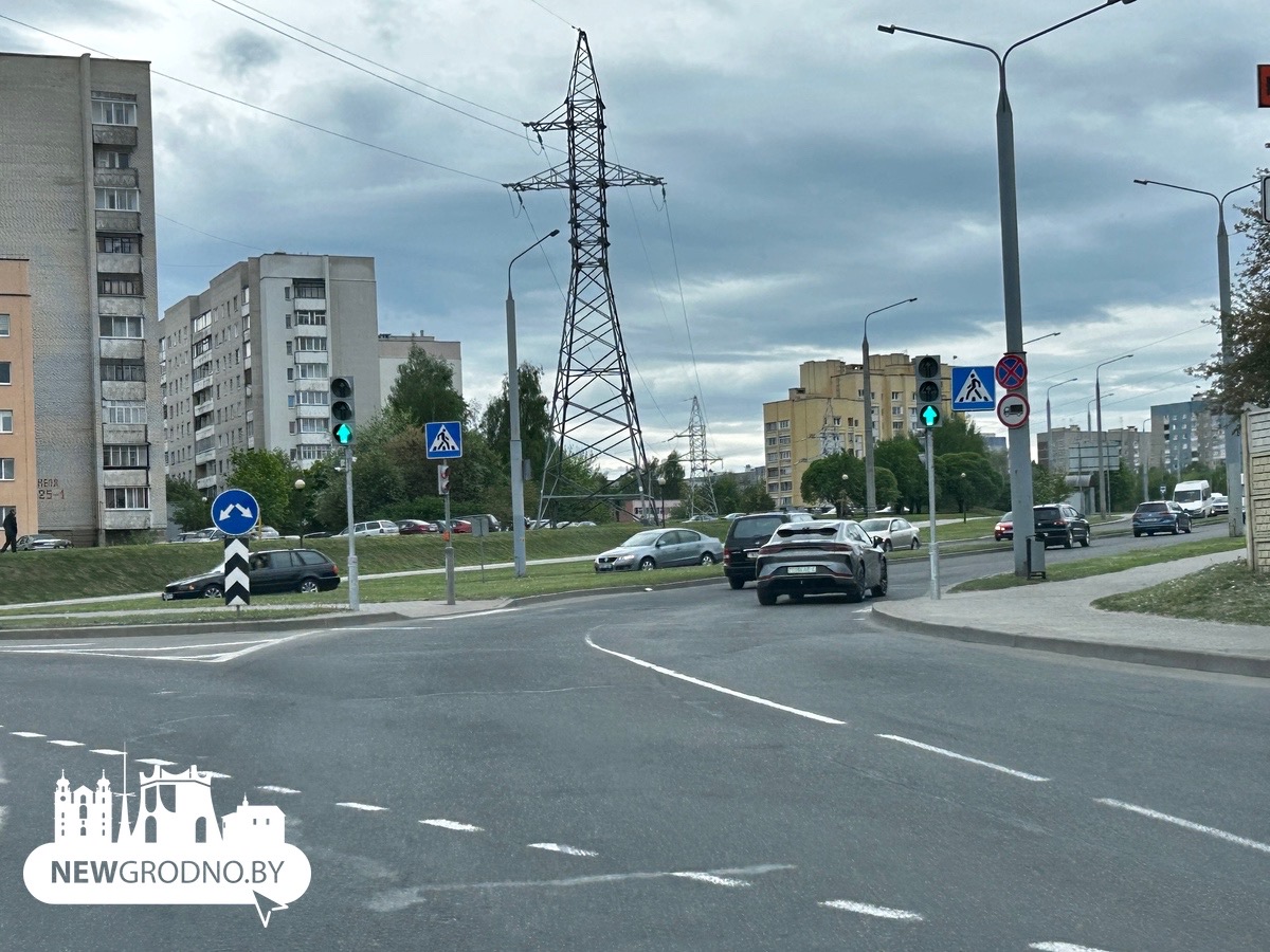 На одном из загруженных колец в Гродно