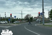 На одном из загруженных колец в Гродно
