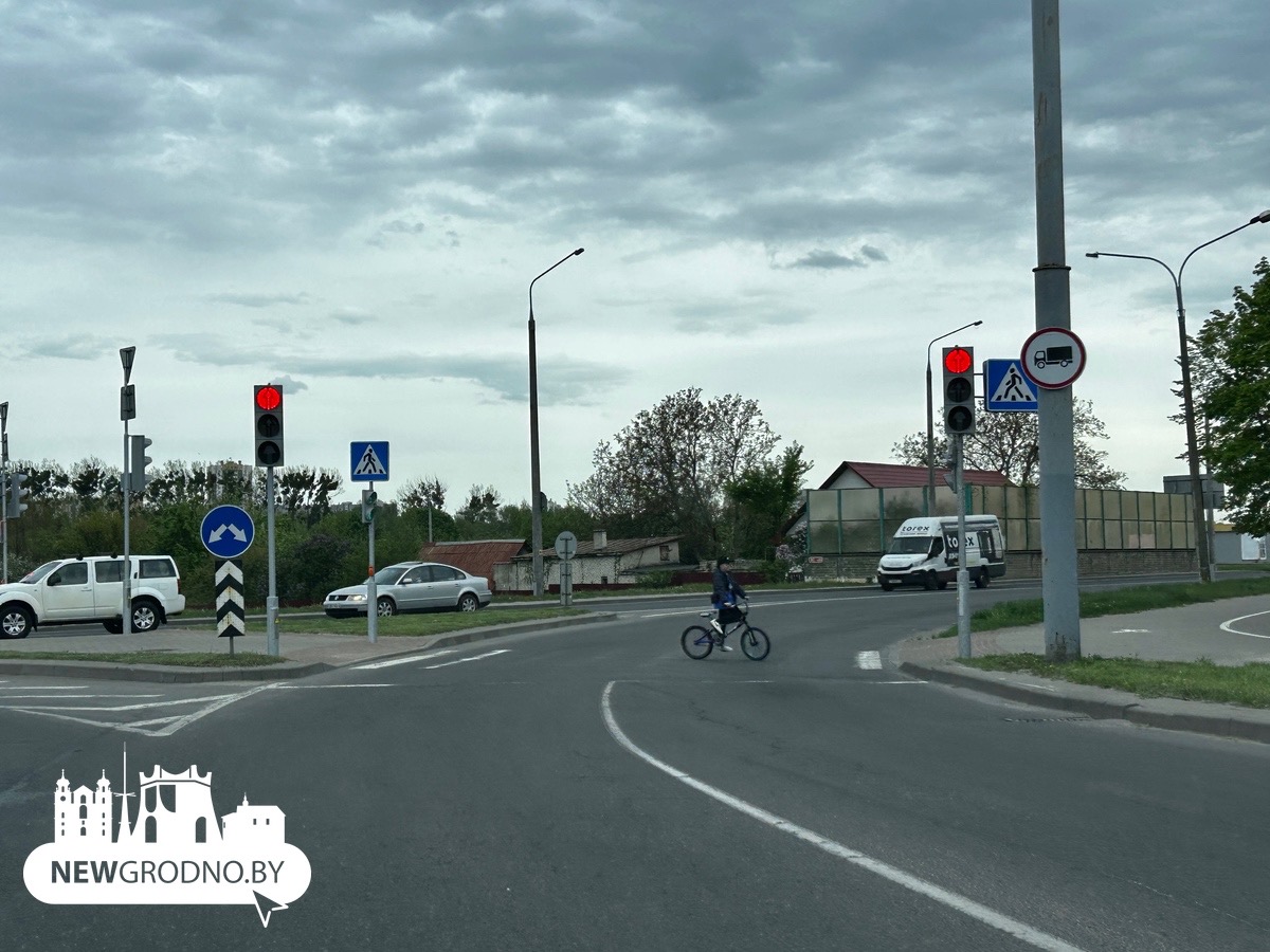 На одном из загруженных колец в Гродно