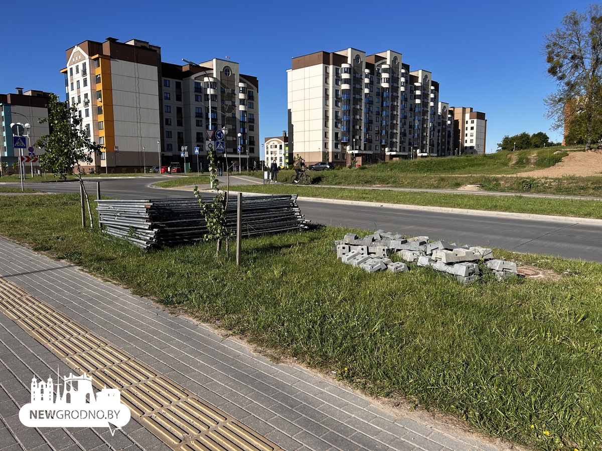 В новом жилом районе Гродно строят торговый центр