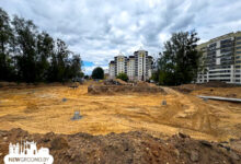 В самом центре Гродно начали строить