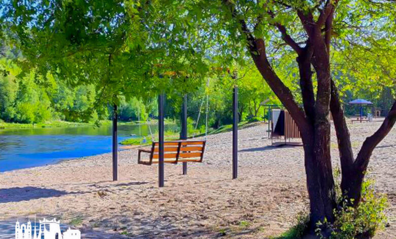 Пляж Лососно на Немане к новому сезону