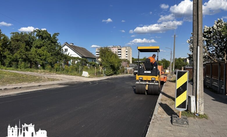На улице Терешковой в Гродно большой ремонт