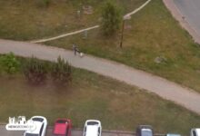 В центре жилого района в Гродно