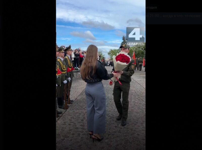 На военной присяге