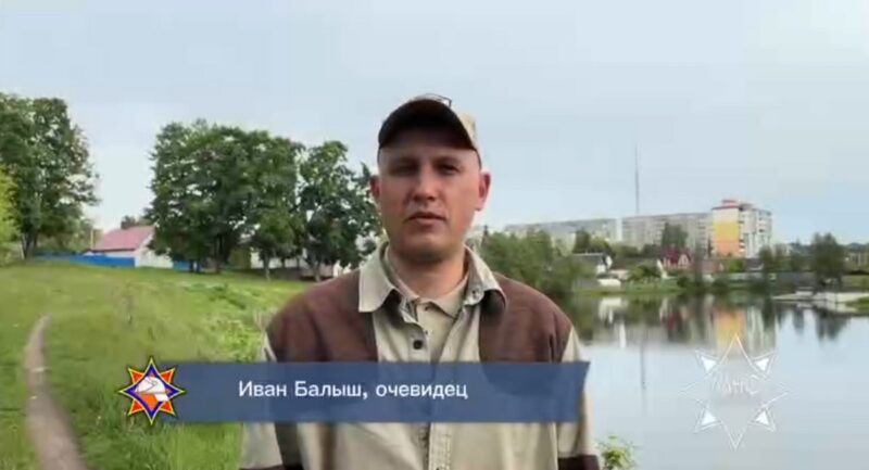 В городском парке Сморгони