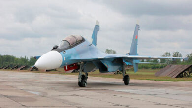 В Беларусь доставлены истребители Су-30СМ2