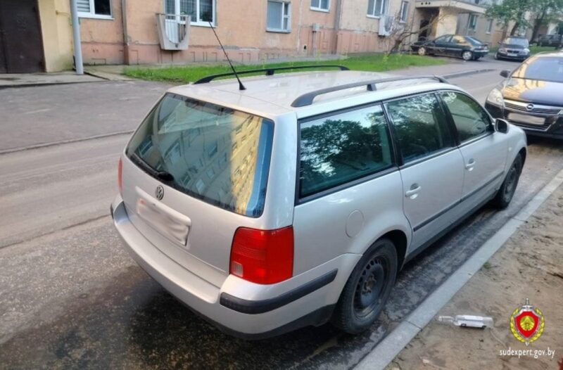 Гродненка выбросила бутылку