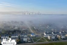 Туманное утро в Гродно