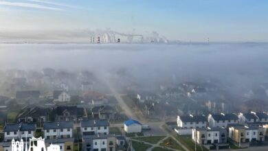 Туманное утро в Гродно