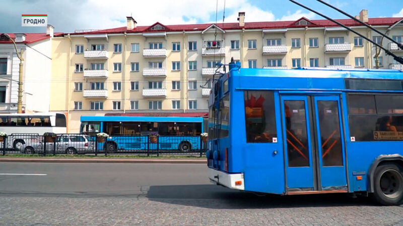 В транспорте