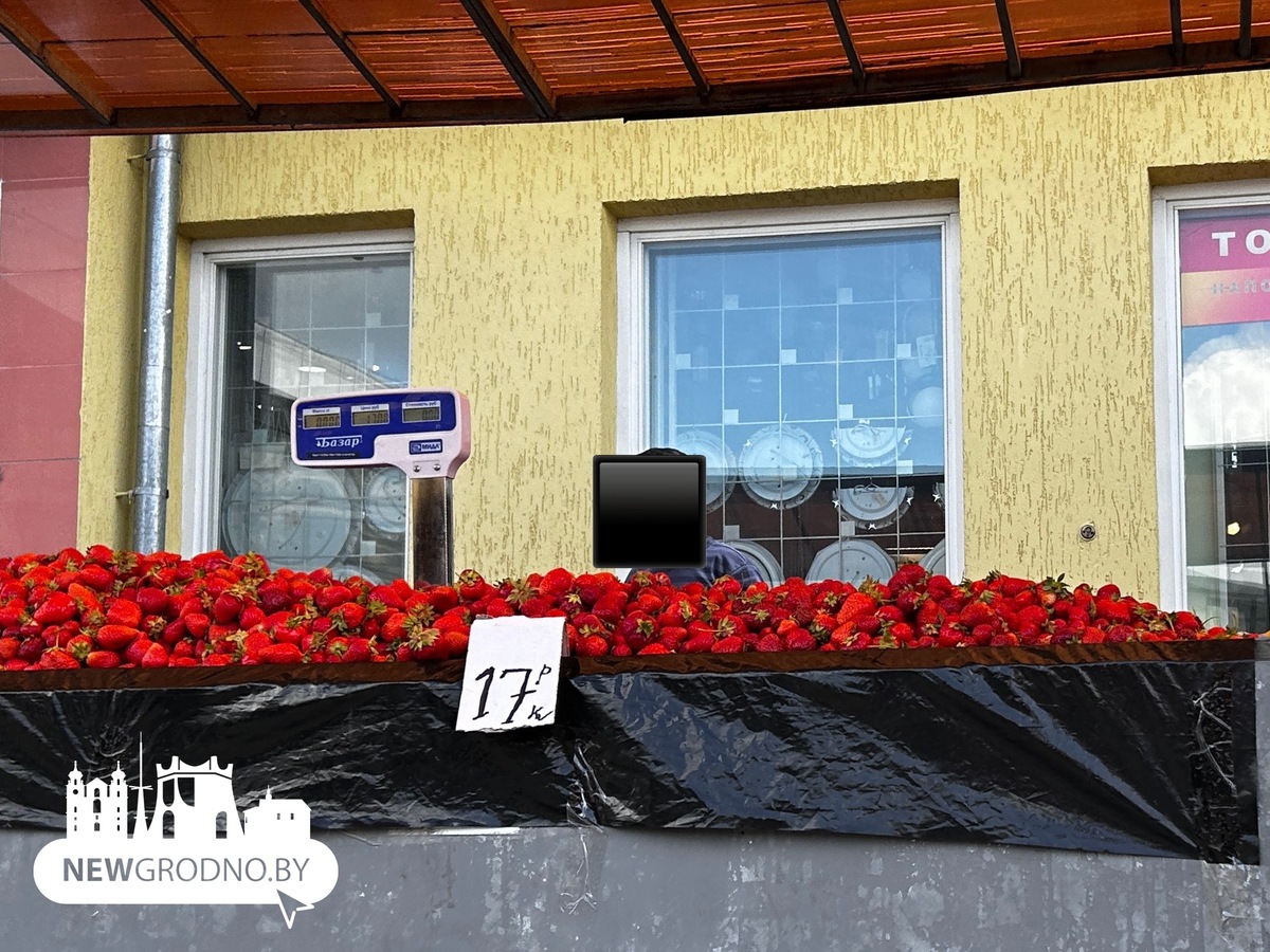 На рынках в Гродно подешевела клубника