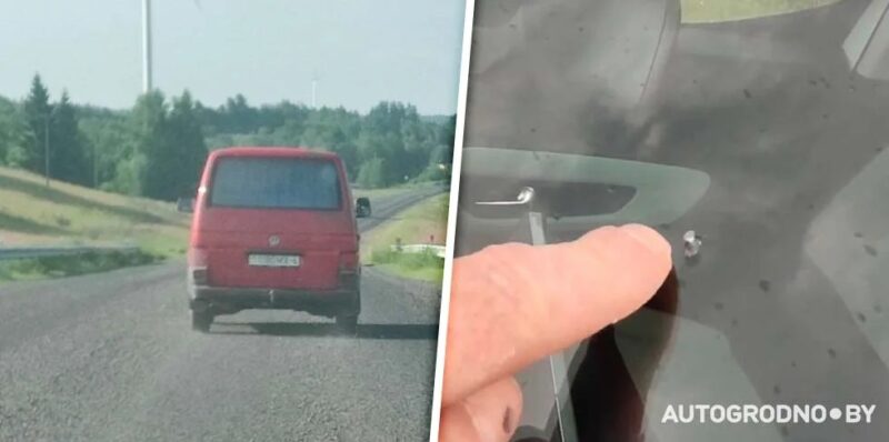 Водителю пришлось устроить погоню