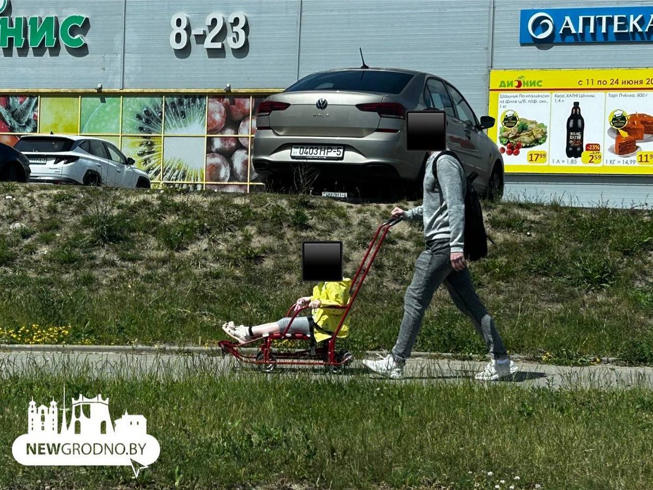 В Гродно сфотографировали необычный способ
