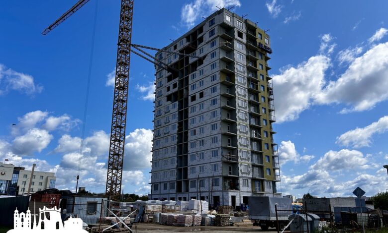 На улице Дубко заканчивают строительство