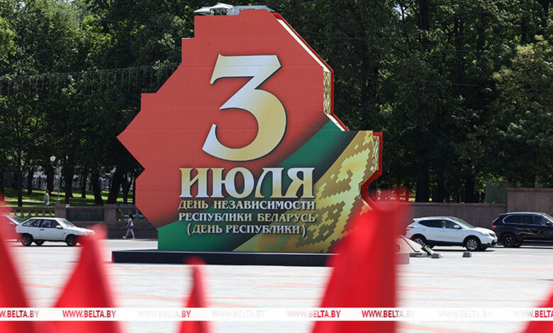 Лукашенко поздравил белорусов с Днем Независимости