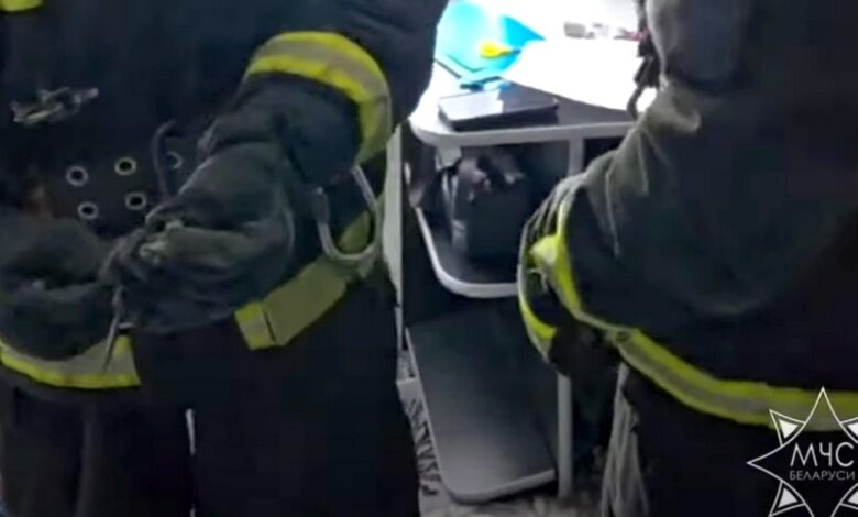 В квартиру белорусов забралась змея