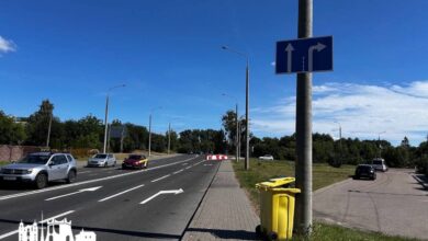 На перекрестке в Гродно изменили организацию