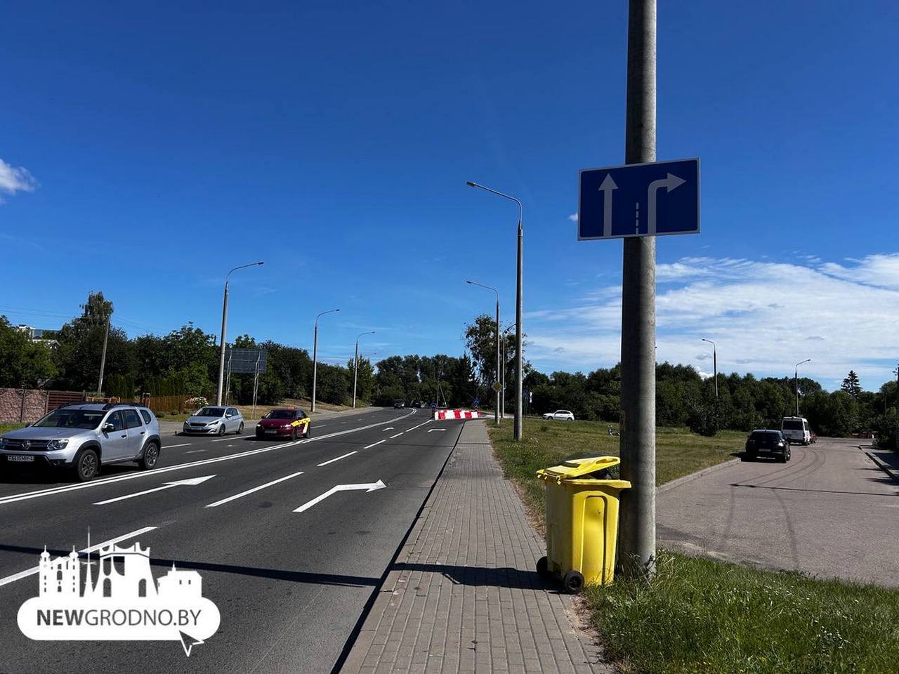 На перекрестке в Гродно изменили организацию