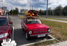 В Гродно заметили необычную рекламу