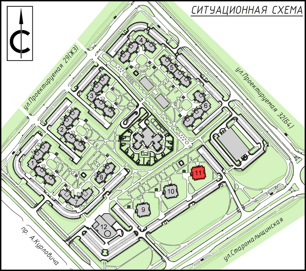 В новом районе Гродно выставили