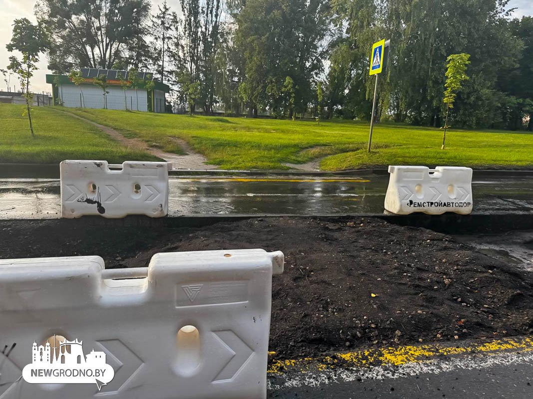 На оживленных дорогах в Гродно