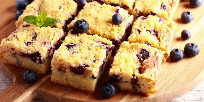 Выпечка с голубикой